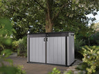 Keter Grande Store 2020L Outdoor Storage Shed – Grey, Heavy-Duty Duotech Design