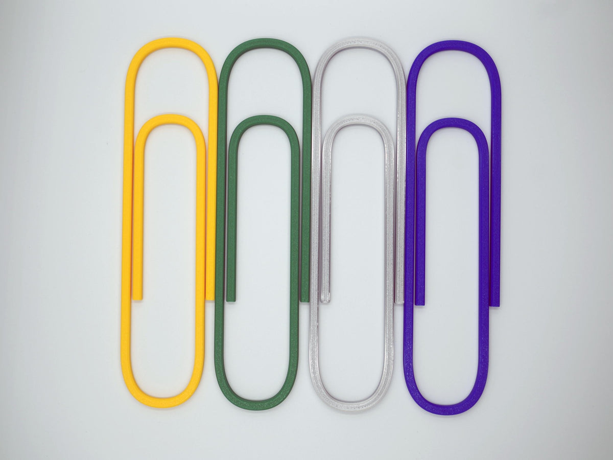 3D Printed Jumbo Paperclip – 290 mm PLA Desk Accessory – product image 5