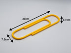 3D Printed Jumbo Paperclip – 290 mm PLA Desk Accessory – product image 2